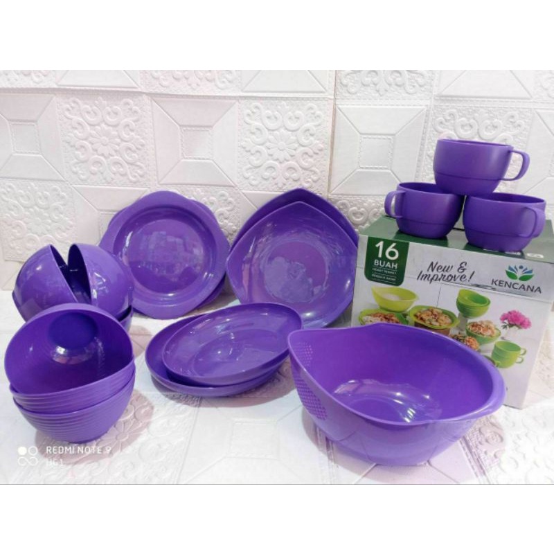 Cherish set kencana 16 Pcs, plastik BPA free,food grade, plastik original