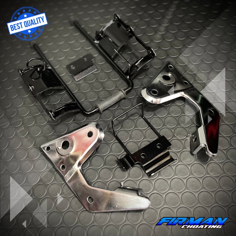 BRIKET BREKET BRACKET KUPINGAN LAMPU OVAL RX KING BAHAN TERBAIK (sepaket)