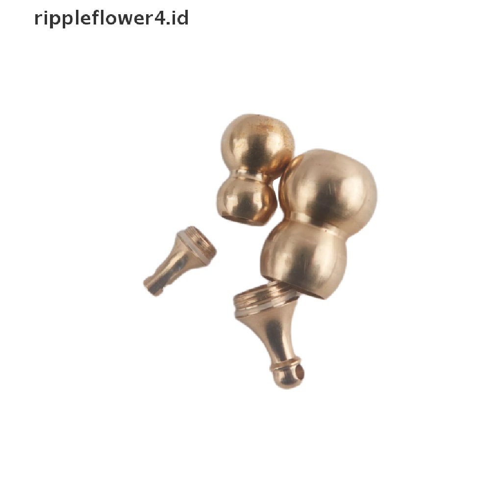 {rippleflower4.id} Kuningan Hollow Hoist Sealing Ring Labu Tradisional Cina Natural Feng Shui~