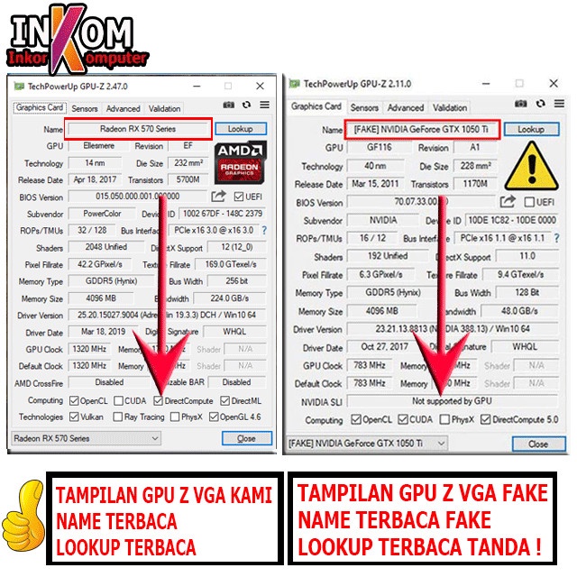VGA RX 570 4GB DDR5 POWER COLOR
