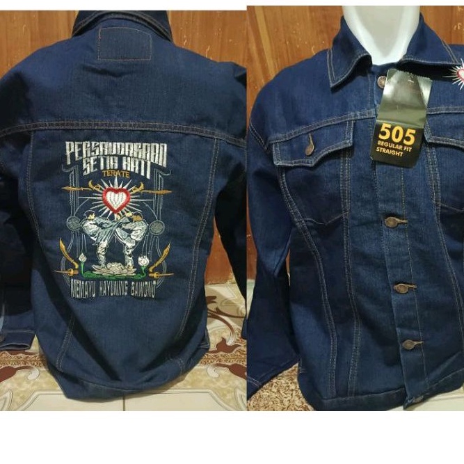Jaket Levis PSHT Bordir Terbaru-JAKET LEVIS TERATE-JAKET LEVIS PSHT-JAKET LEVIS KEREN-JAKET DISTRO-J
