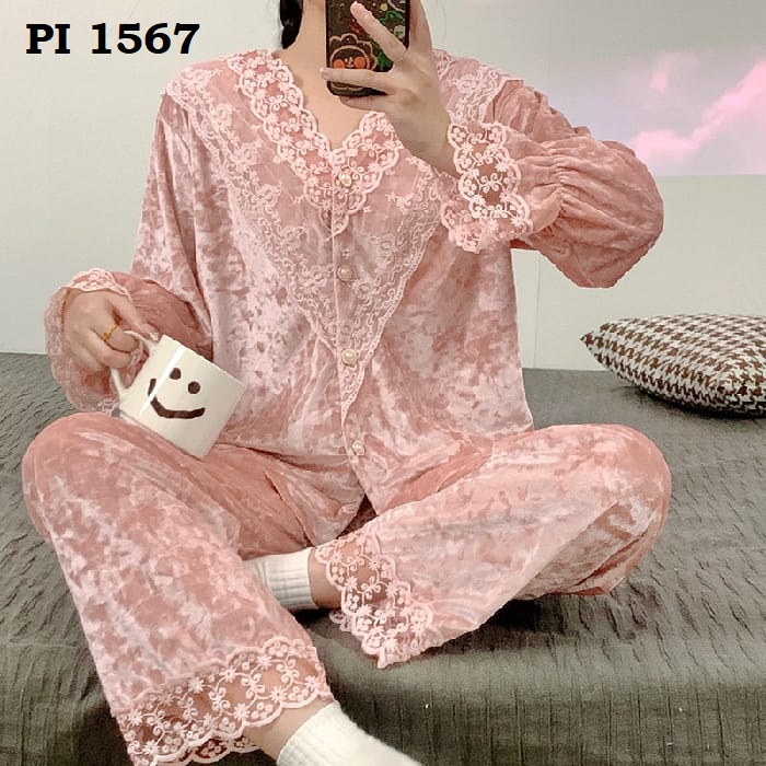 PIYAMA WANITA PP BLUDRU PI1567