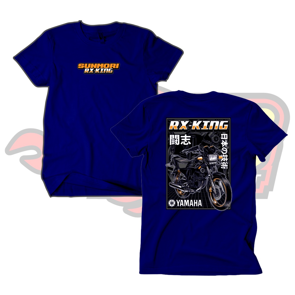 Baju Kaos Distro Racing Sunmori RX King Katun Combed