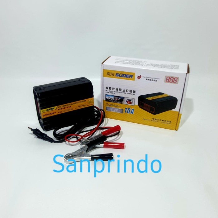 charger aki otomatis suoer 10A SON-10A+ / Charger accu otomatis 10a