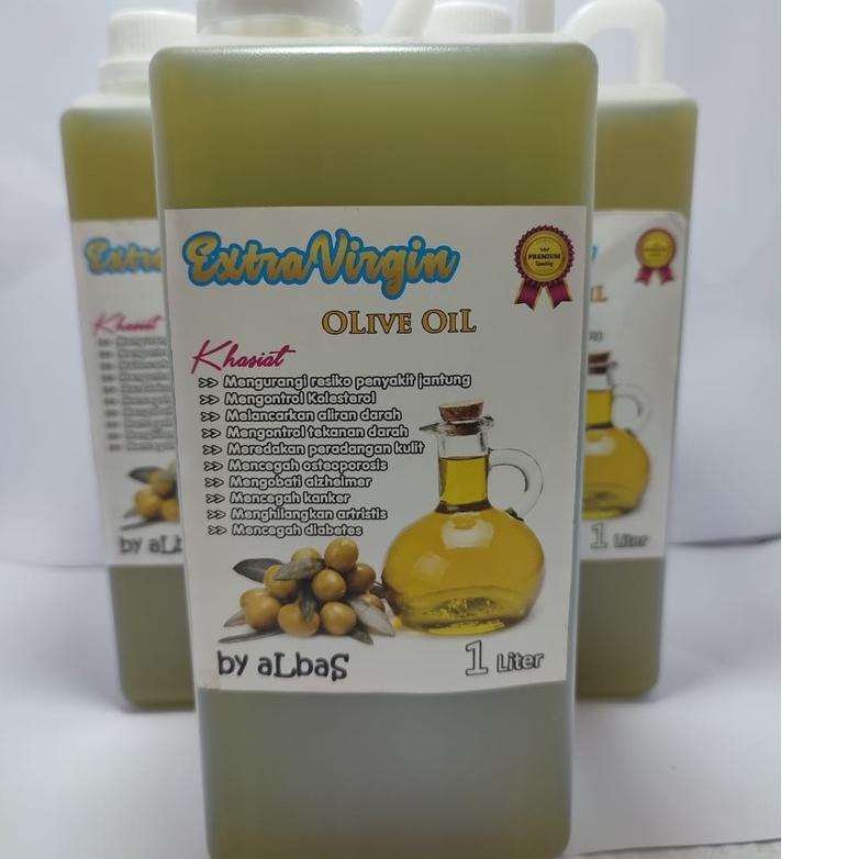 

11.11✔️minyak zaitun extra virgin olive oil kemasan 1 liter original by aLBaS|KD5