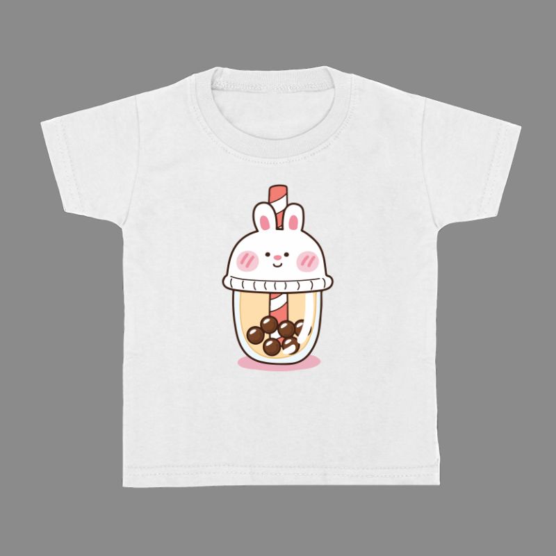 Baju kaos anak-anak 1-12tahun motif Boba Cony katun cowok cewek