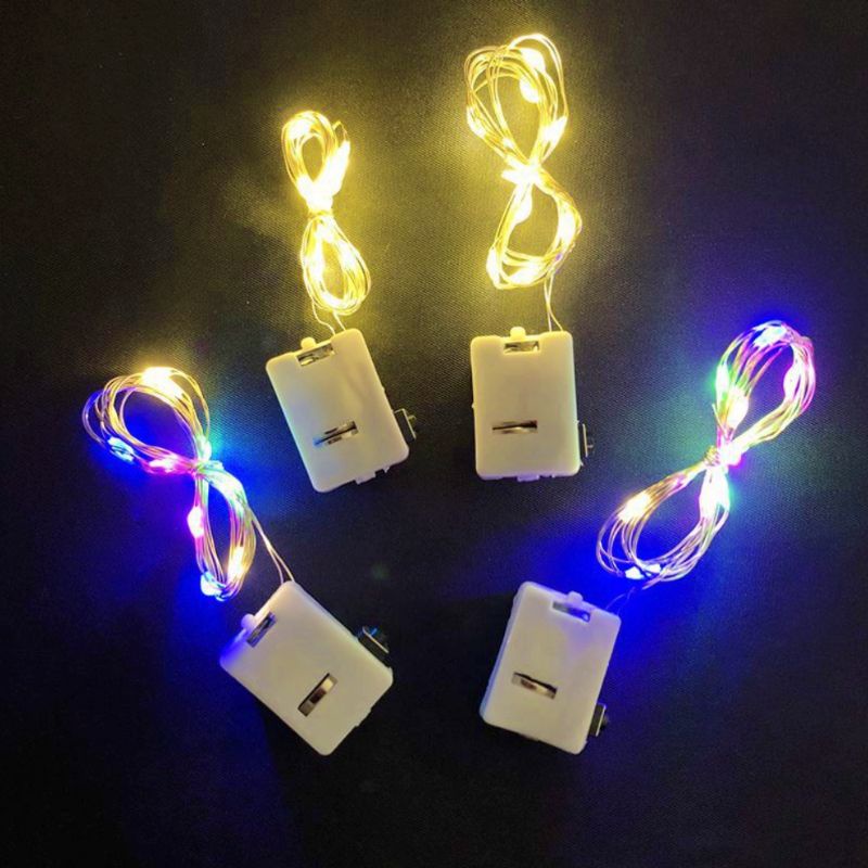 LAMPU TUMBLR LED KAWAT DEKORASI PESTA FREE BATERAI