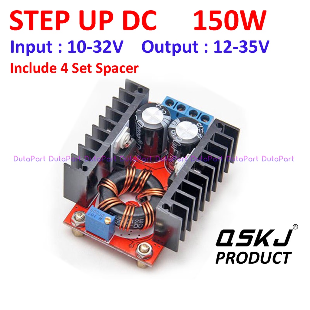 DC-DC Converter Step Up 150W 10-32V to 12-35V DC Boost StepUp 150 Watt