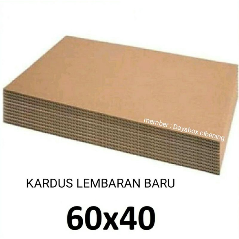 

KARDUS LEMBARAN 60X40 SHEET BARU PACKING