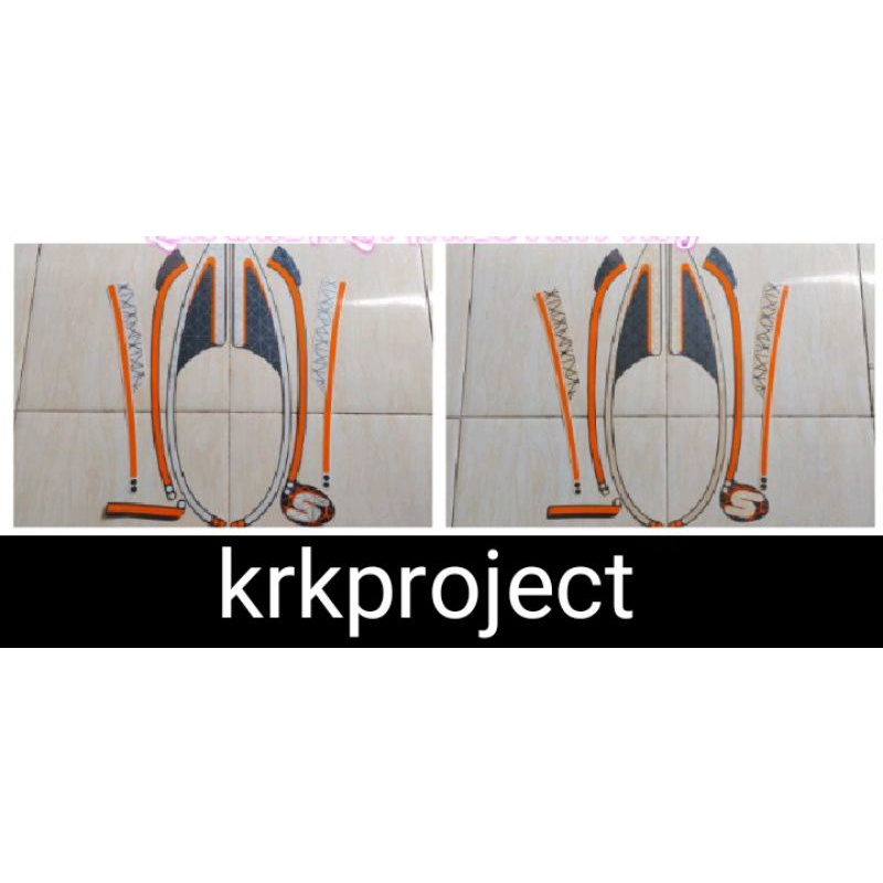 striping sticker lis honda scoopy stylish 2022