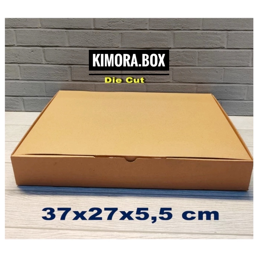 

Kardus karton box Uk. 37x27x5,5 cm.........ukuran kue donut 12 pcs
