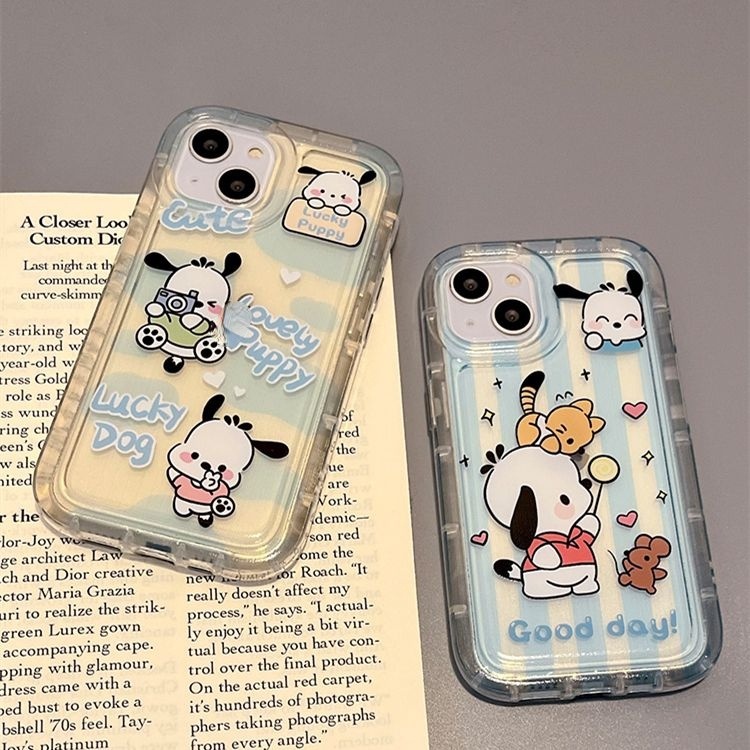 IPHONE Casing Ponsel Desain Kartun Awan Pacha Anjing Kompatibel Dengan Iphone12 13 14 11 Pro Max X Xs Max Xr Vcvcvf