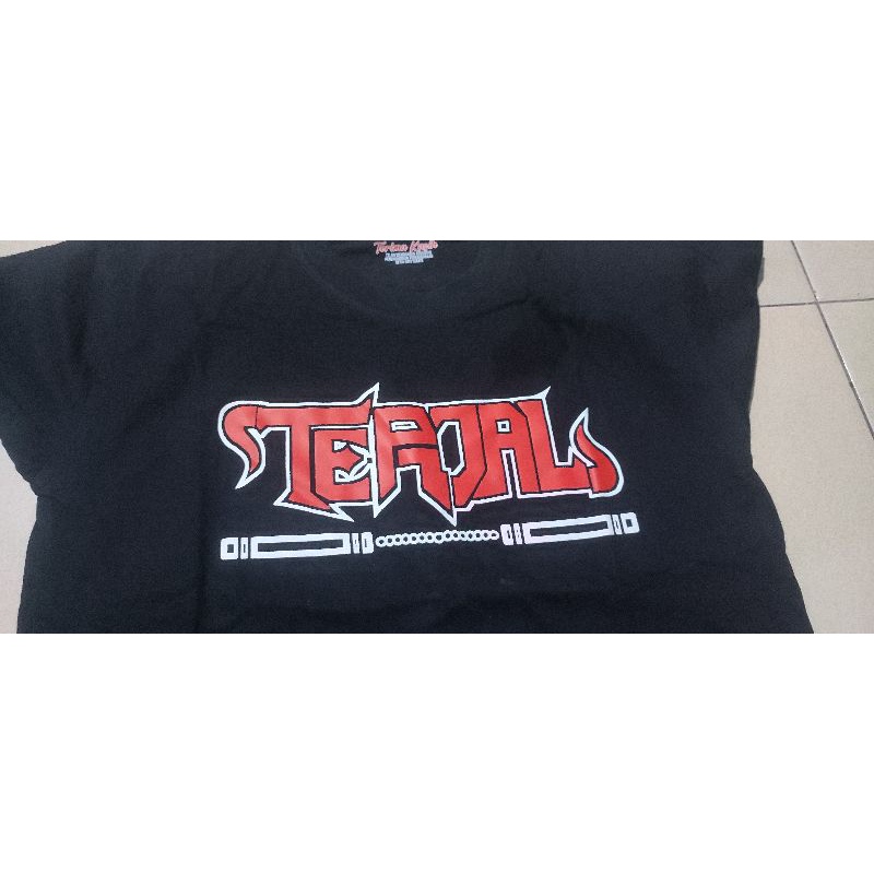 Kaos Terjal PSHT sablon plastisol