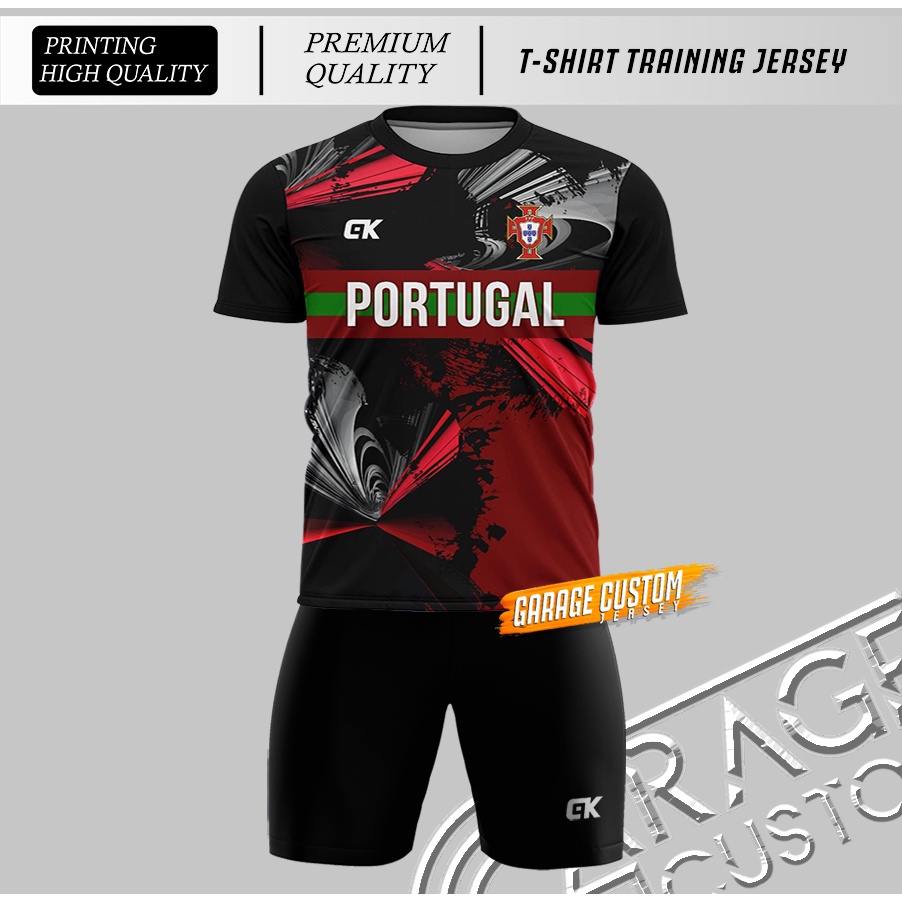PORTUGAL PIALA DUNIA-JERSEY PRINTING PORTUGAL/TRAINING PIALA DUNIA