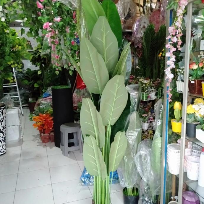 pohon pisang artificial/bunga plastik/pohon pisang plastik/bunga hias