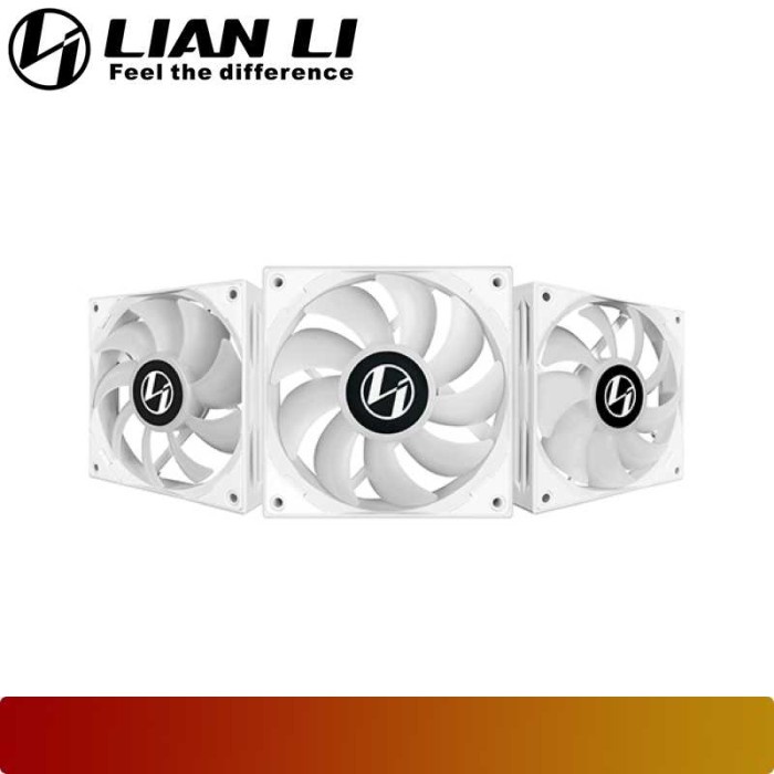 LIAN LI - ST120 3 PACK | HIGH STATIC PRESSURE A-RGB FAN - White