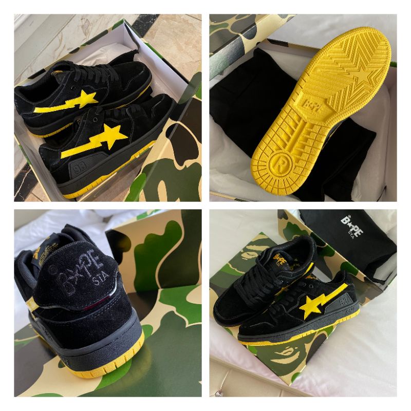 sepatu bape sta impor versi kualitas tertinggi 8