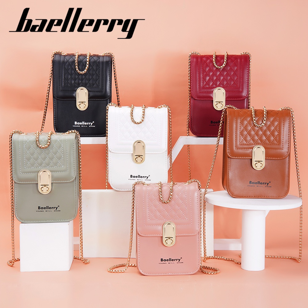 BAELLERRY N3239 Tas Selempang Wanita Bahan Kulit PU Leather Premium WATCHKITE WKOS