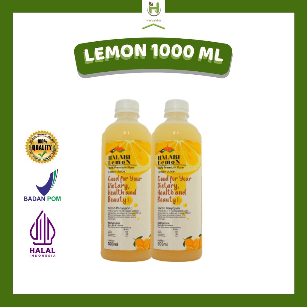 Fresh Sari Lemon Diet Halabi Premium 1000 ml Asli Original 100  %