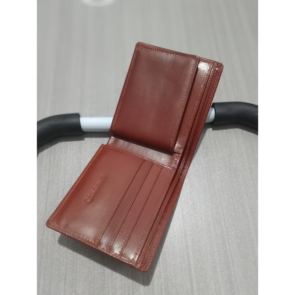dompet kulit asli model elegan keren berkualitas tinggi model lipat dua horizontal #dompet #dompetlokal #dompetpria