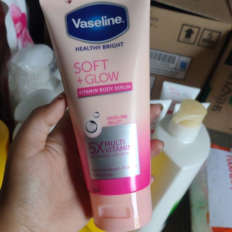 vaseline soft +glow 180ml