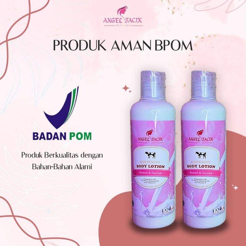 [BPOM✔️] Lotion Whitening HB Angel Tacik Original || Pemutih badan Ampuh||cod||promo||hb viral