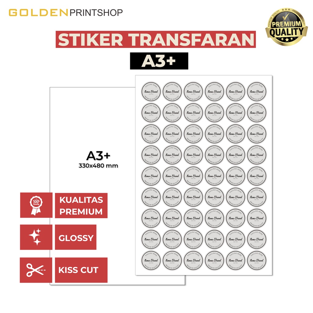 

CETAK STIKER LABEL TRANSFARAN LEMBARAN | CETAK STIKER TRANSFARAN LEMBARAN