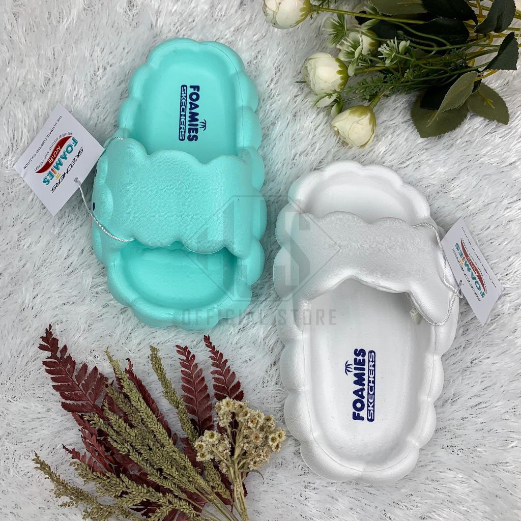 Sandal Selop Anak Perempuan Cloud Awan Korean Style Eva Ringan Terbaru Slip On Jelly Cute Sandal Slop Wanita Anak Anak