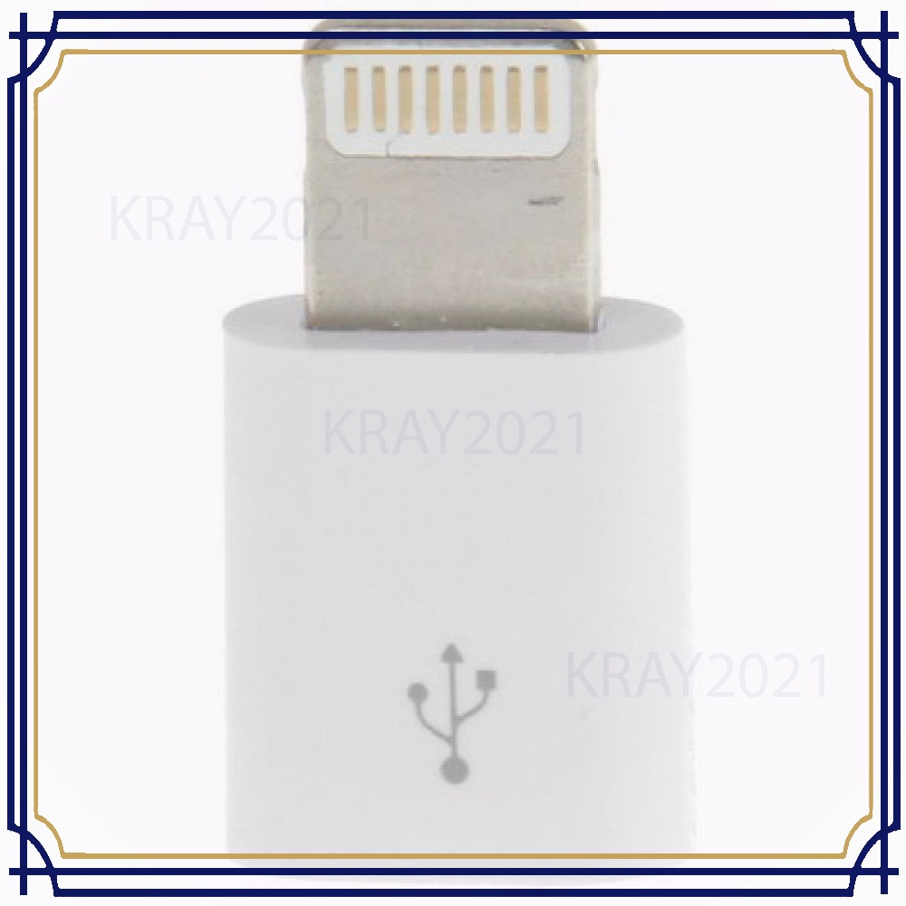 Micro USB Female to Lightning 8 Pin Adapter for iPhone -CB630