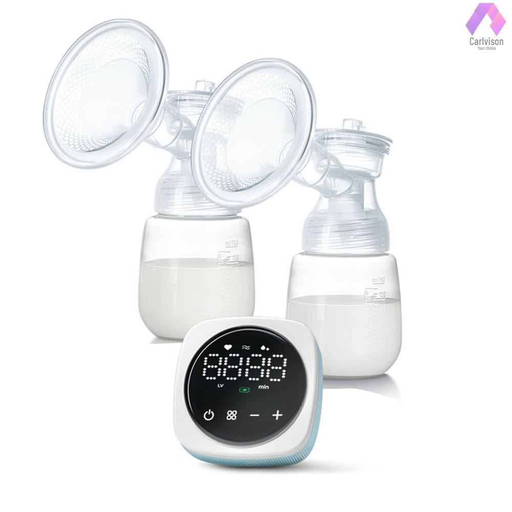 Pompa Asi Double Breast Pump Portable Electric Hands Free Untuk Menyus