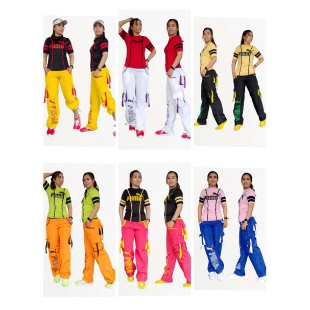 Set Kaos Olahraga Lengan Pendek Wanita