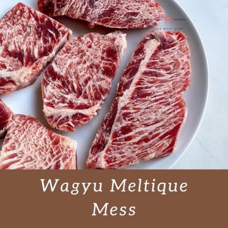 Daging Wagyu Mess Meltique B 1KG | Beef Mess Meltique 1KG Halal Instant