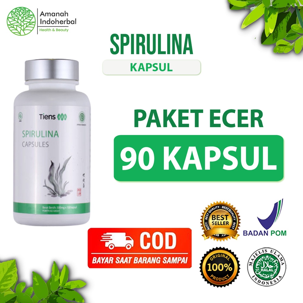 Jual Multivitamin Daya tahan Tubuh Dewasa dan Anakanak Spirulina Halal