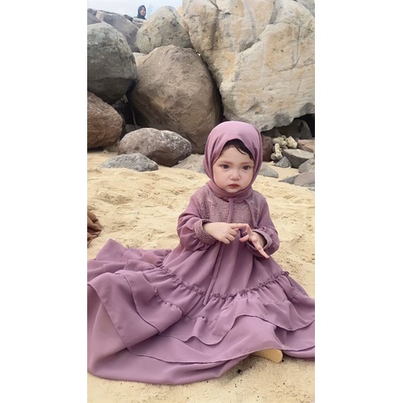 Humaira Dress by Luvmoslem | Gamis Anak Premium Original Couple Mom