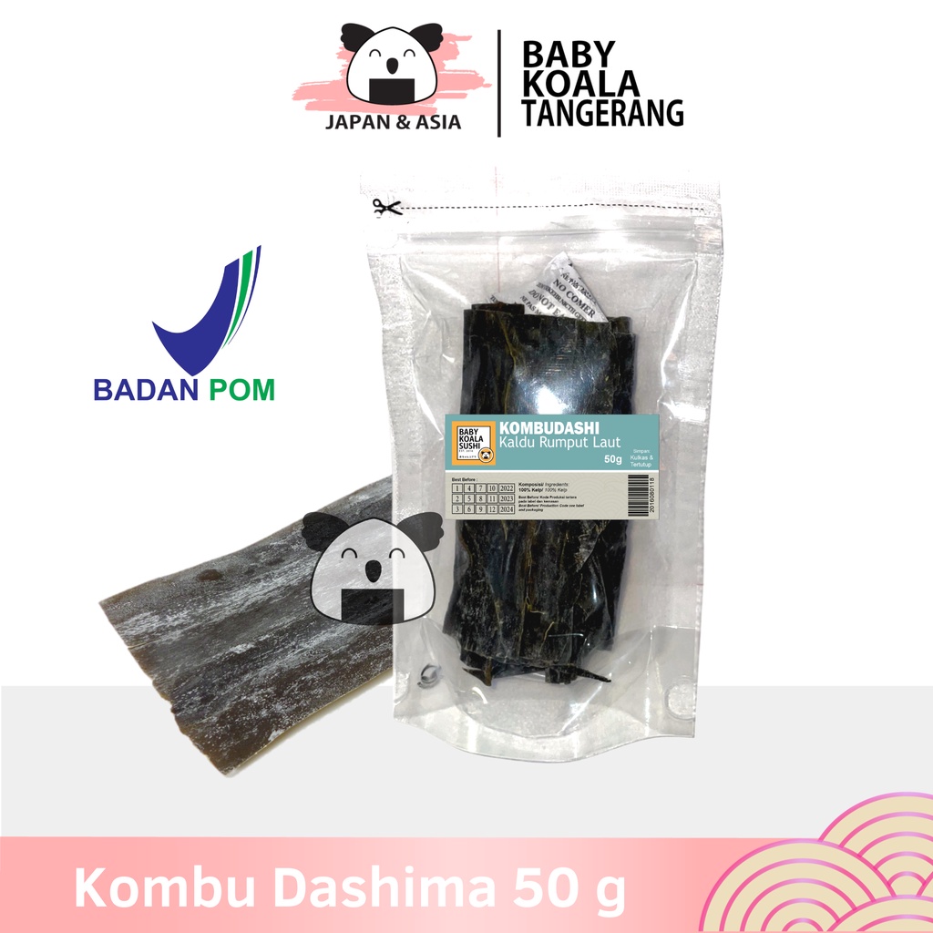 

KOMBU DASHI Konbu Dashima 50 g │ Kaldu Rumput Laut Import Kelp Kuah Miso Ramen Udon.