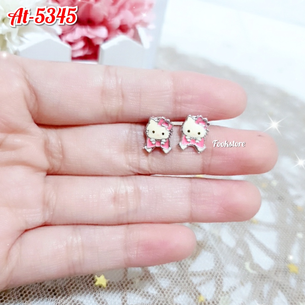 MURAH MERIAH ANTING CLIP ANAK XUPING MOTIF HELLO KITTY