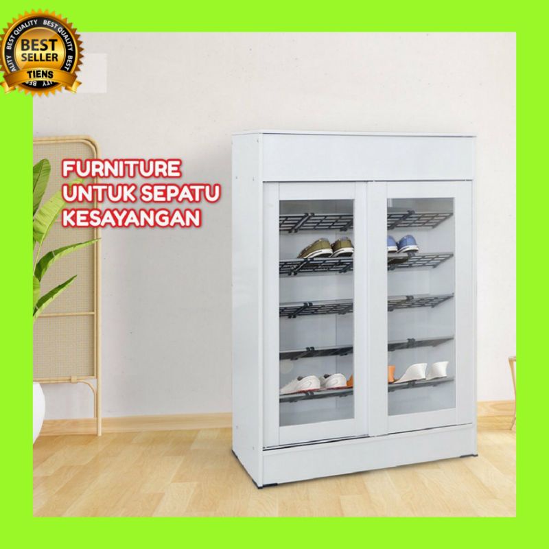 lemari sepatu minimalis pintu sliding