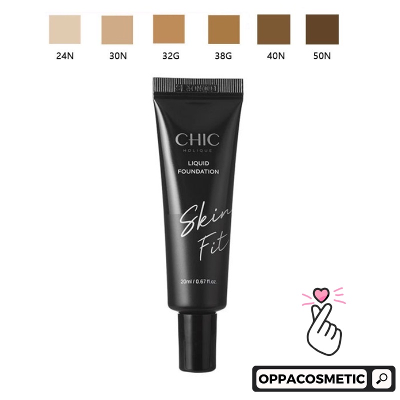 Chic Holique Skin Fit Liquid Foundation 20ml