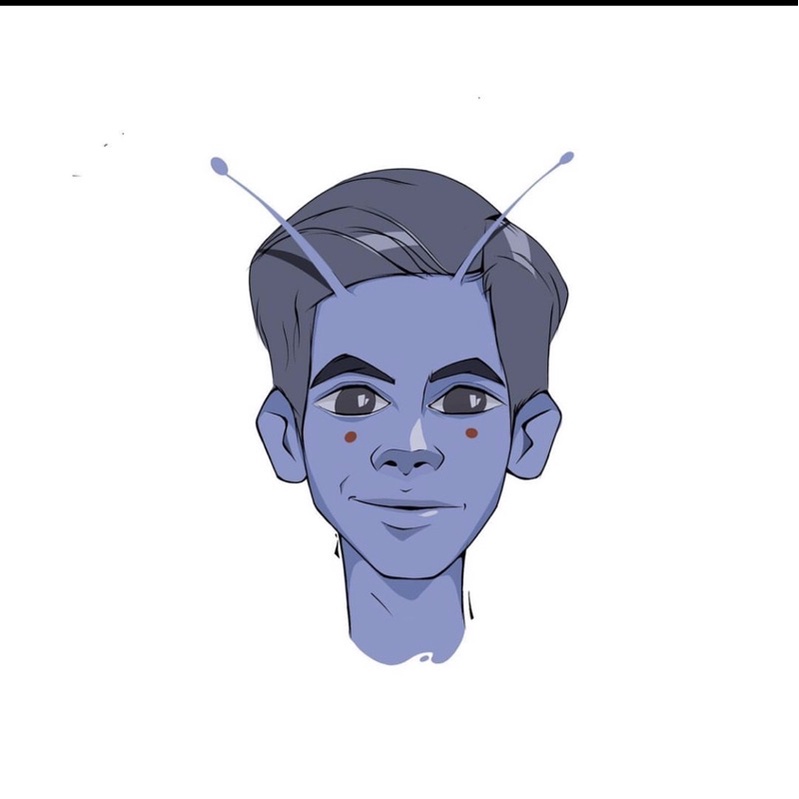 ilustrasi wajah / vector wajah / cartoon wajah / kado wisuda