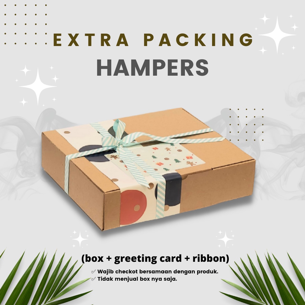 

Box Packing Tambahan / Box Hampers / Kotak kado / Gift box / Packaging box / Kotak Hampers