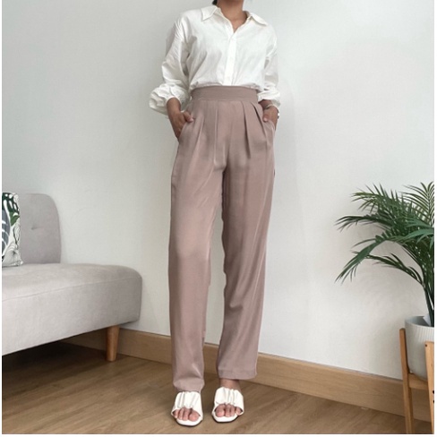 BEFAST - ZFC CELANA DEWI / Gemma Pants / Celana Panjang Polos Formal / Terlaris / Termurah / Celana kantor Wanita / Pakaian Wanita Casual Kerja / Fashion kekinian Remaja ABG / Outfit Wanita Modis