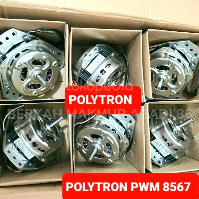 POLYTRON PWM 8567 Spin Dinamo Pengering Mesin Cuci 2 Tabung PWM-8567