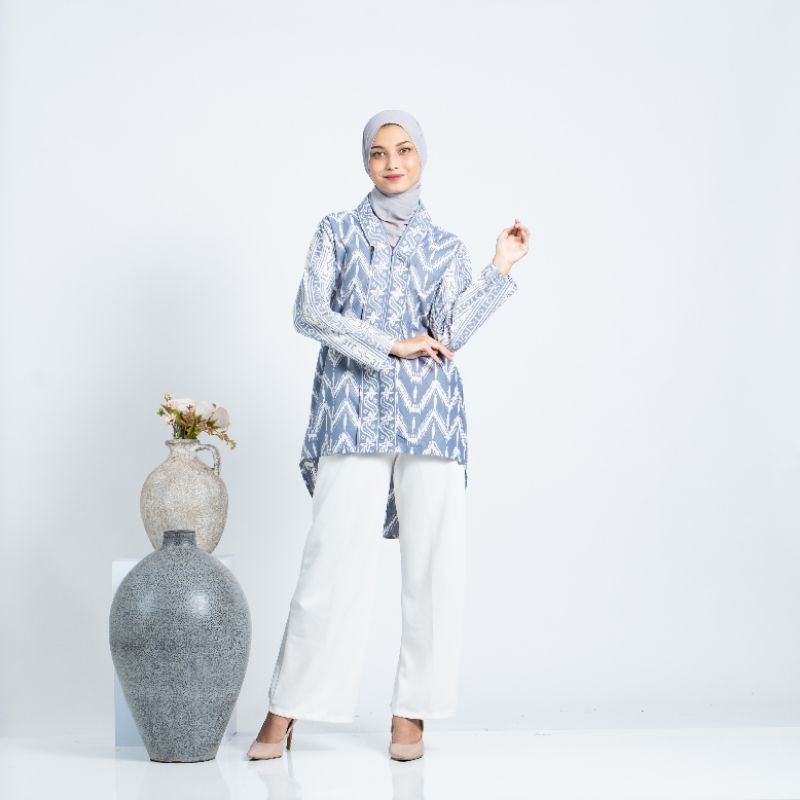 Atasan Tunik Batik Model Pinguin