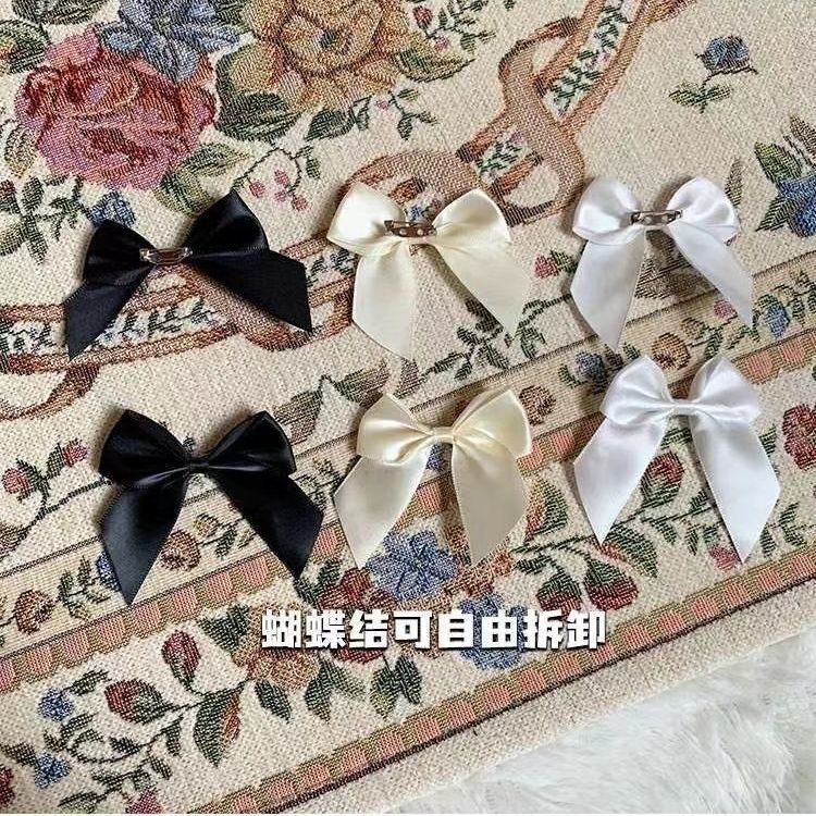 Busur renda Jepang setengah setengah betis kaus kaki wanita Lolita renda gadis lucu seratus gadis le