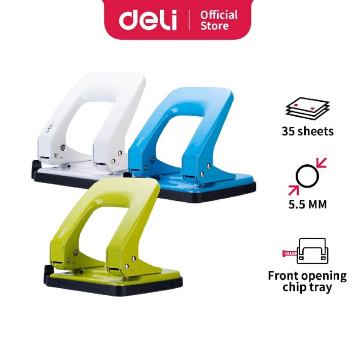 

Bol Pembolong Kertas Punch Deli 0138 - 35 Sheets
