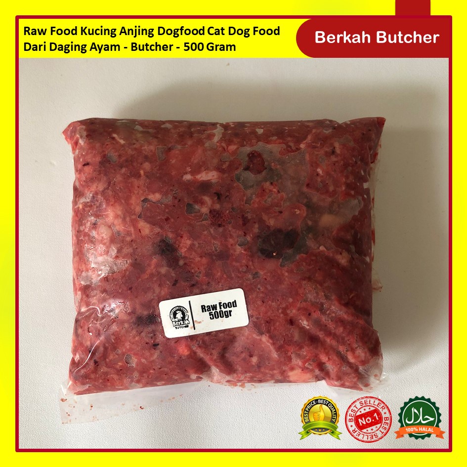 Raw Food Kucing Cat Food Dari Daging Ayam - Berkah Butcher