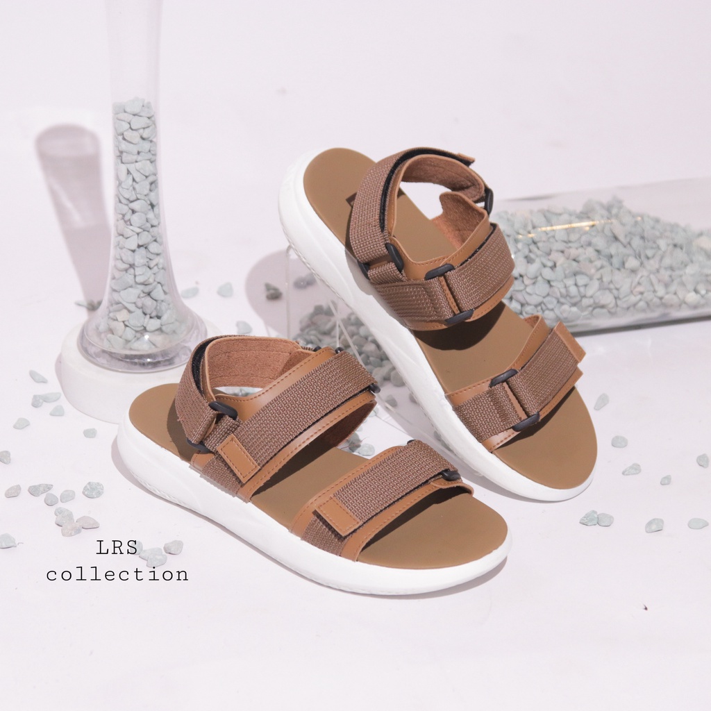 [ CLASS SLIPPERS BRAND  LOKAL] LRS COLLECTION  MIMI  - MOCCA PREMIUM