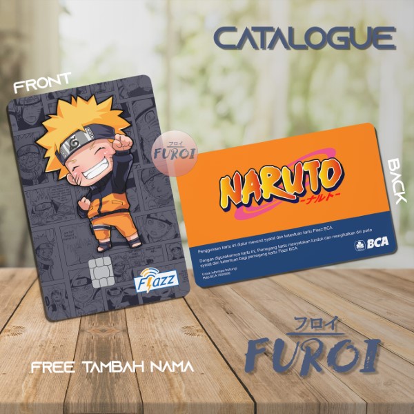 Custom Flazz BCA | Custom Emoney Mandiri | Naruto Comic