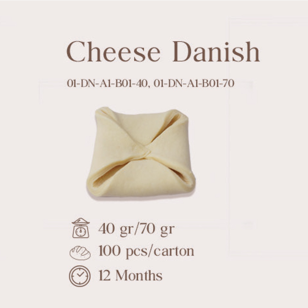 

CHEESE DANISH FROZEN DOUGH/READY-TO-BAKE