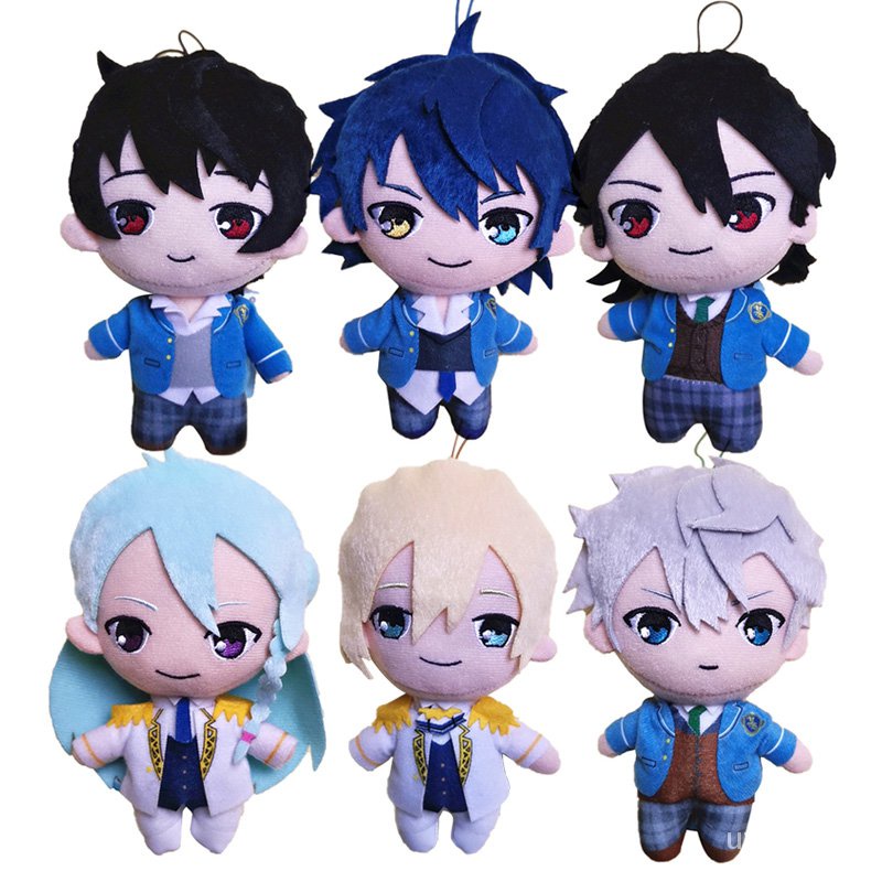 6 Style15cm Ensemble Stars Doll Sakuma Ritsu Sena Izumi Mika Kagehira Stuffed Dolls Kawaii Sakuma Re